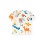 T-shirt and overall set with varied print My Store