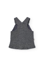 Baby Girl Grey Knit Set with Animal Print Me Turn