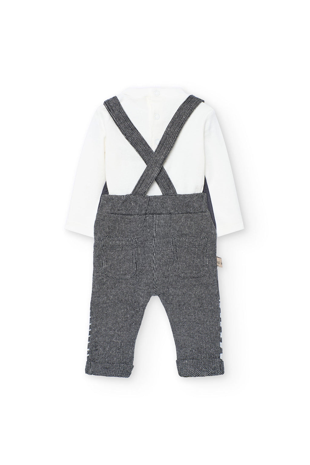 Baby Boy Grey Knited Set Me Turn