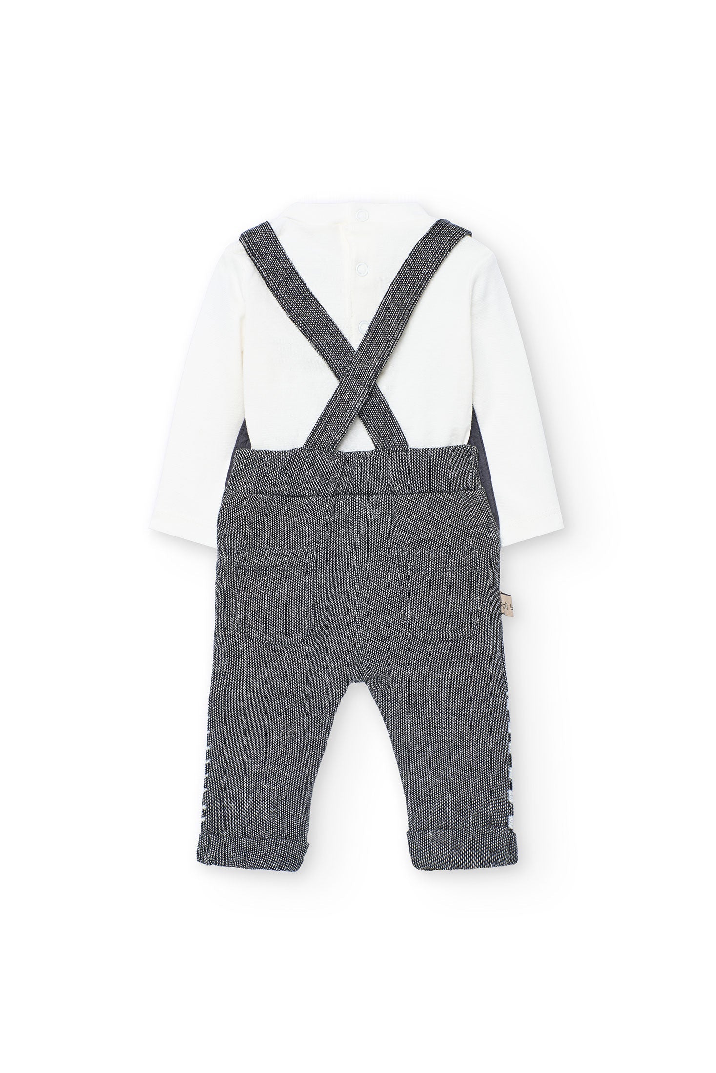 Baby Boy Grey Knited Set Me Turn