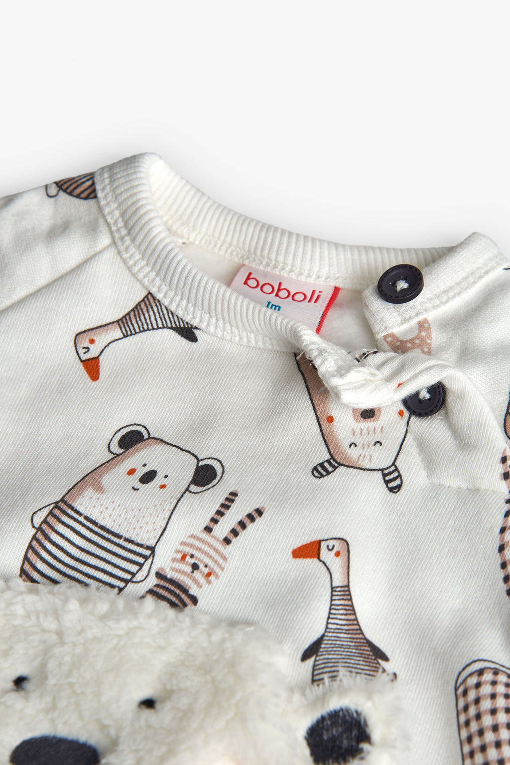 Baby Boy Bear Sweatshirt and Pants Set