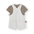 Knitted t-shirt set in brown My Store