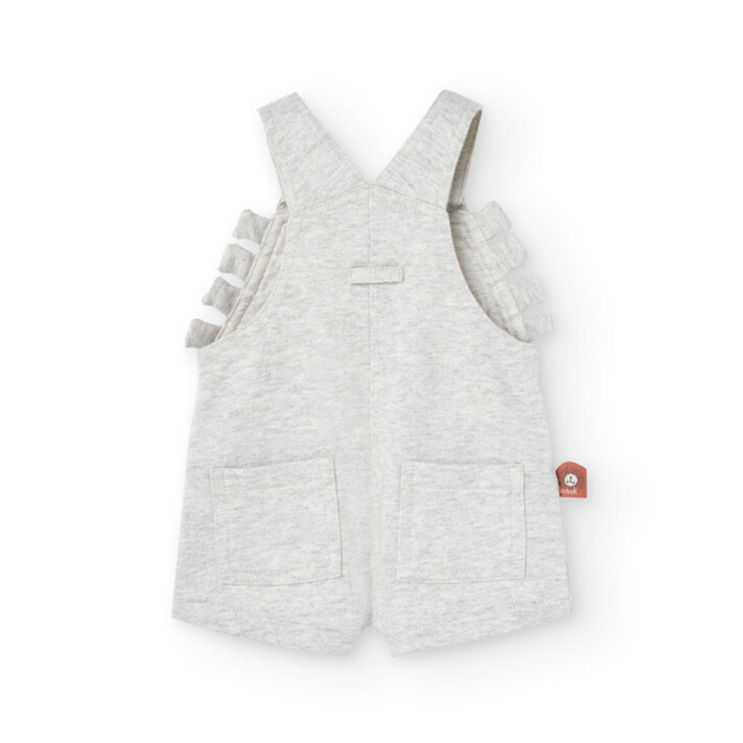 Knitted t-shirt set in brown