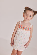 Baby Girl White Knitted Dress