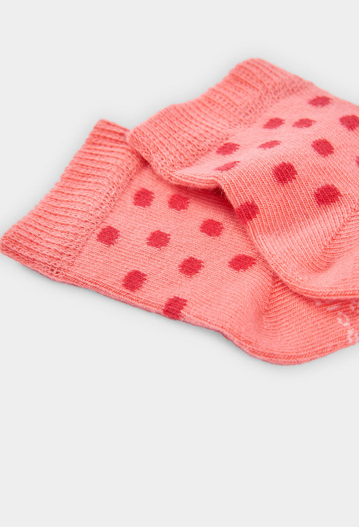 Baby Girl Red and Pink Socks