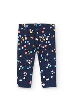 Toddler Girl Blue Plush Pants Me Turn