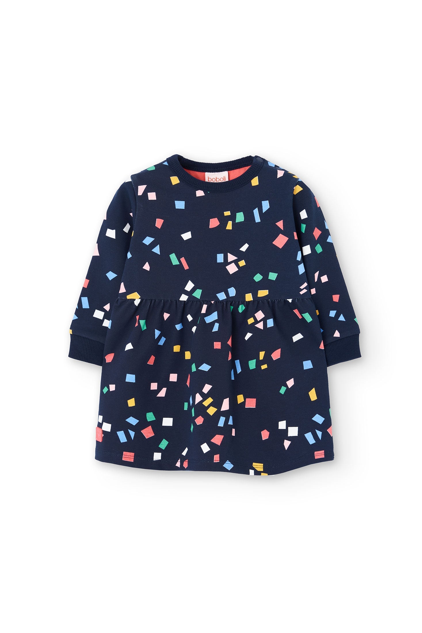 Toddler Girl Knitted Blue Dress Me Turn