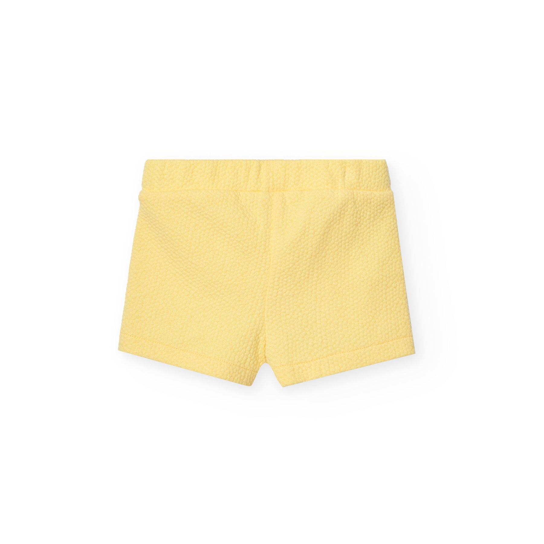 Knitted shorts  in yellow