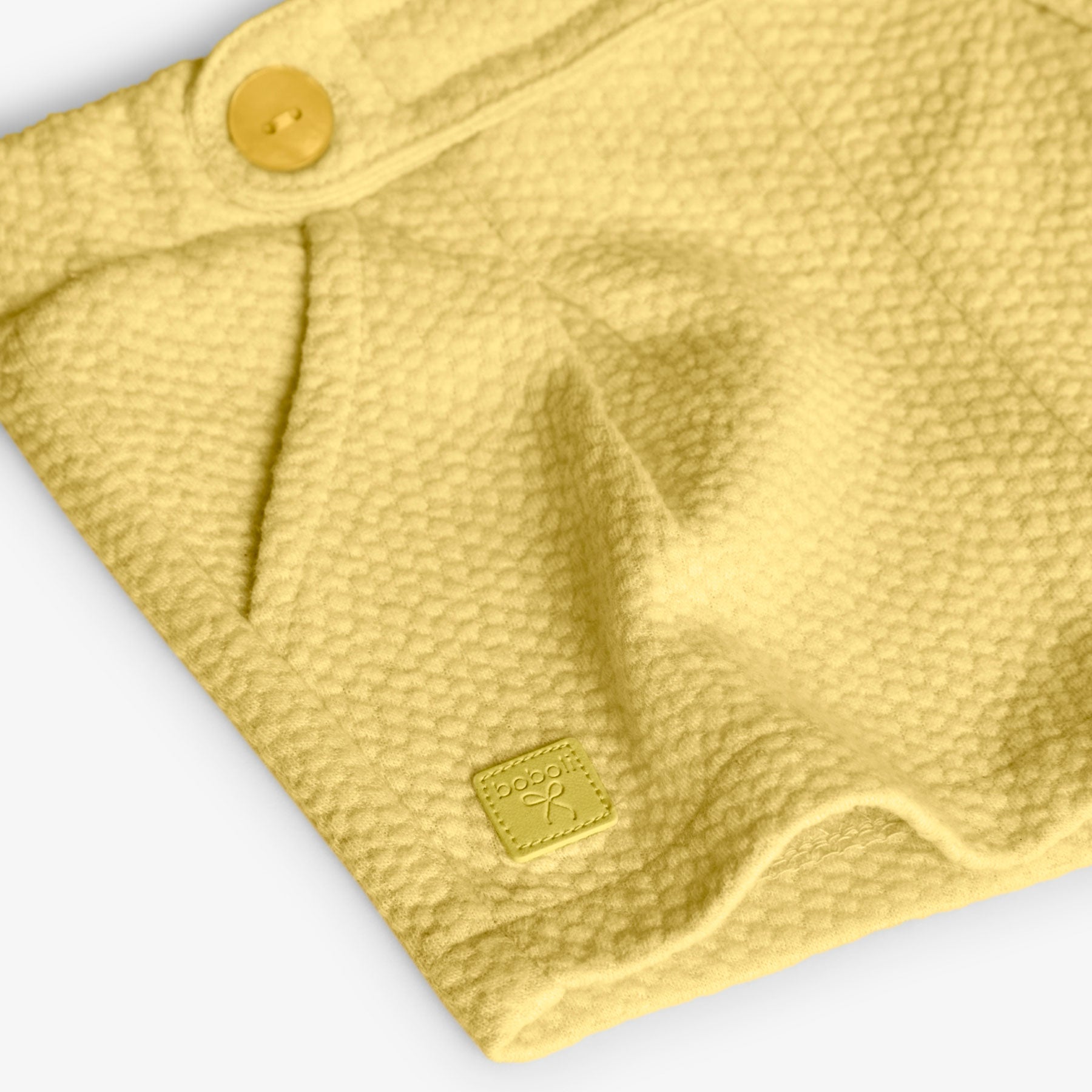 Knitted shorts  in yellow