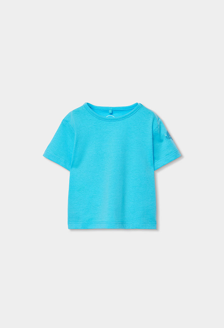 Baby Boy Blue Elephant Overall