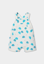 Baby Boy Blue Elephant Overall