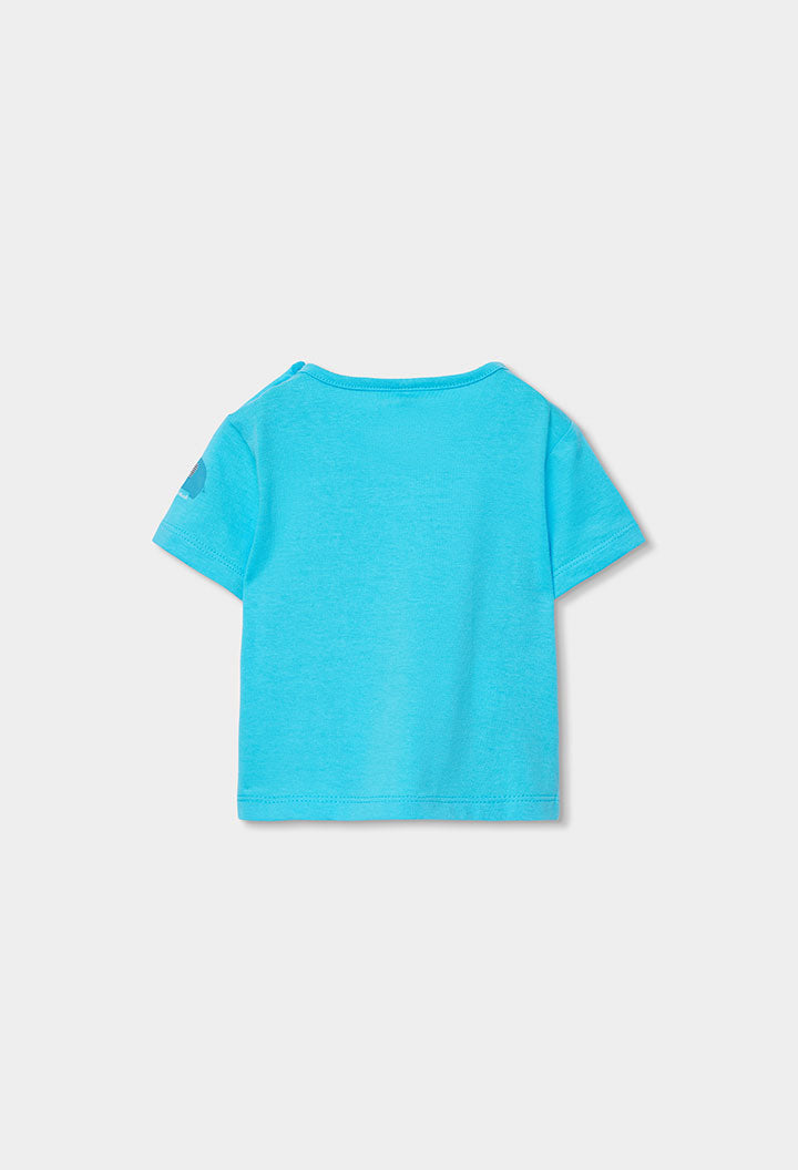 Baby Boy Blue Elephant Overall