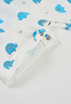 Baby Boy Blue Elephant Overall
