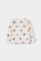 Baby Owl Print Top & Pants Set