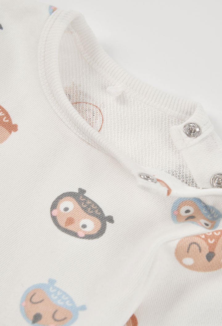 Baby Owl Print Top & Pants Set