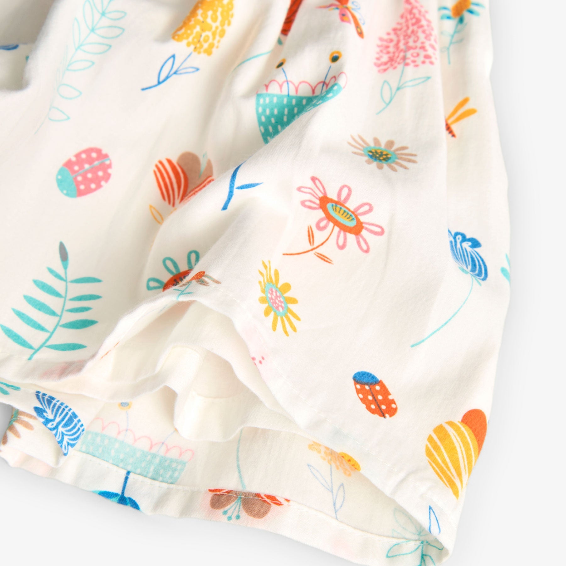 Satin dress with pastel floral print My Store