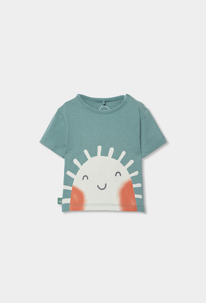 Baby Boy Green T-shirt and Short Set