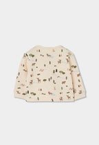 Baby Boy Forest Print Top & Green Pants Set