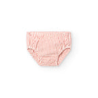 Poplin dress in red and white stripes My Store