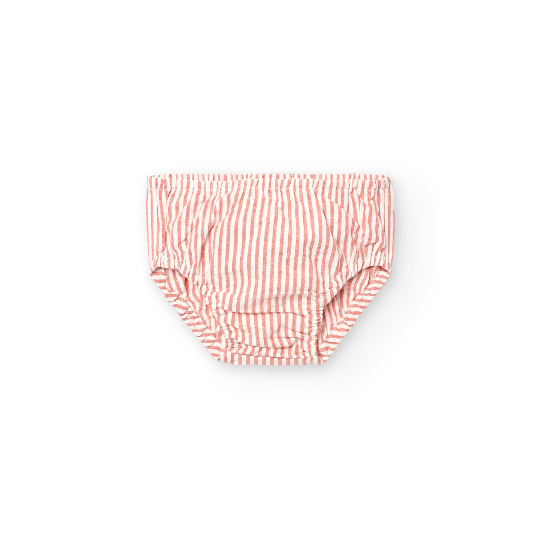 Poplin dress in red and white stripes My Store