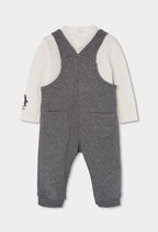 Baby Boy Penguin Overall Set