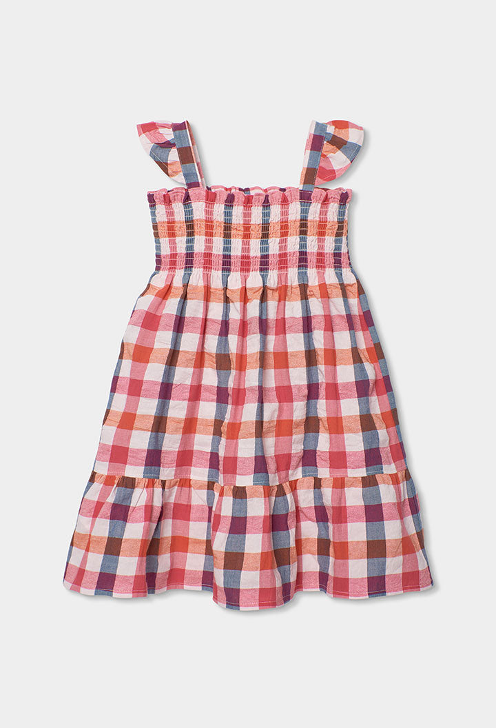 Girl Check Pattern Dress