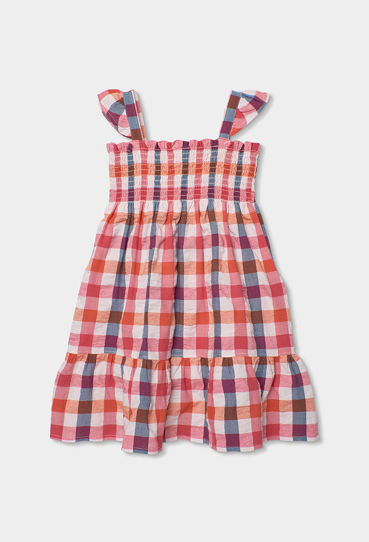 Girl Check Pattern Dress