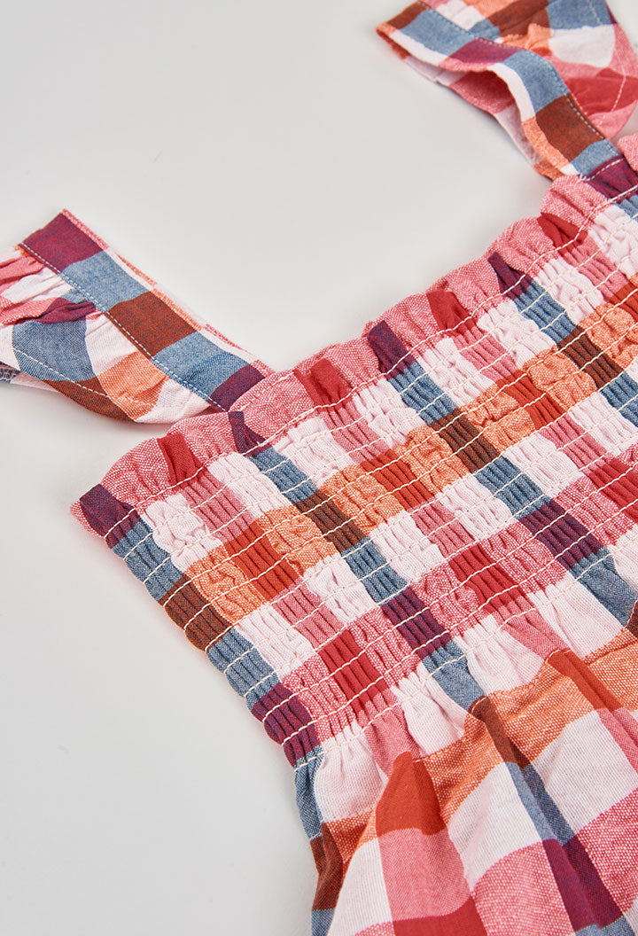Girl Check Pattern Dress