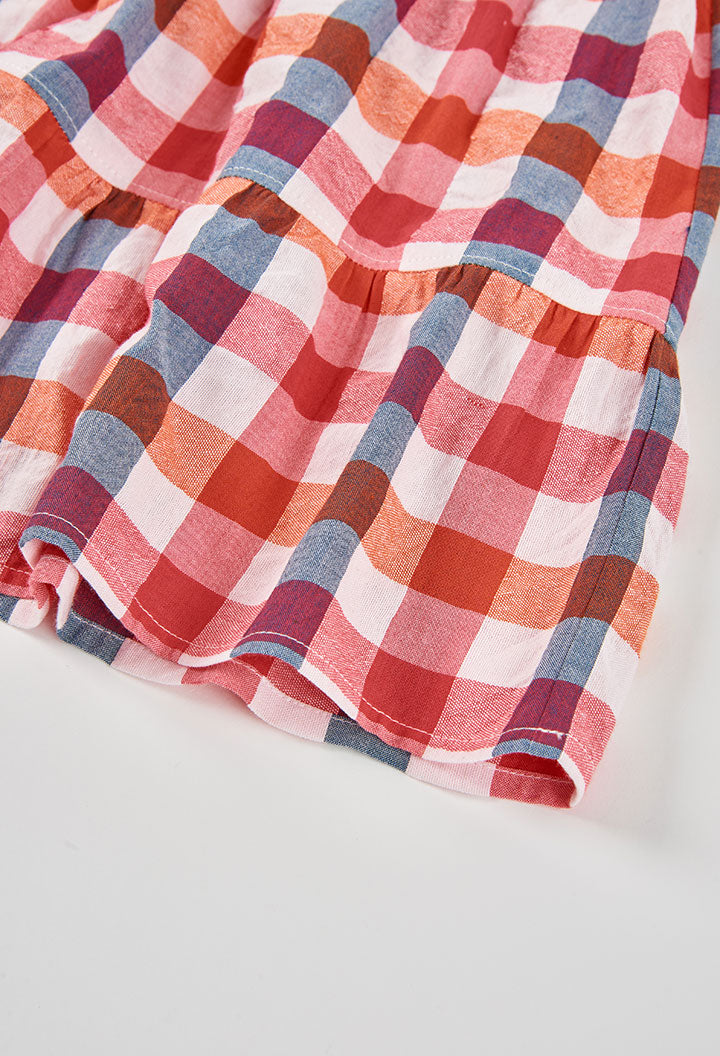 Girl Check Pattern Dress