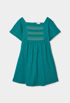 Girl Blue Soft-knit Dress