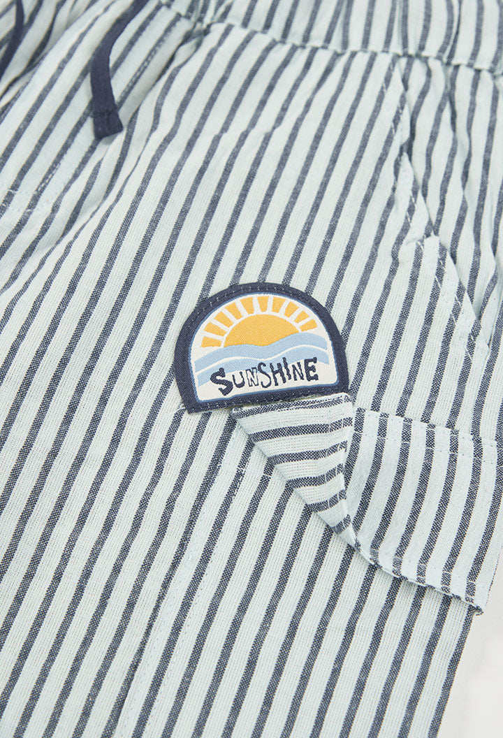 Boy Blue Striped Shorts