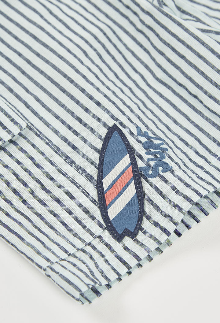 Boy Blue Striped Shorts