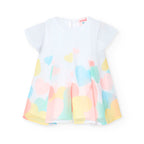 Chiffon dress in white My Store