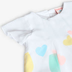 Chiffon dress in white My Store