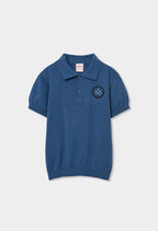 Boy Blue Knit Polo