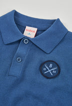 Boy Blue Knit Polo