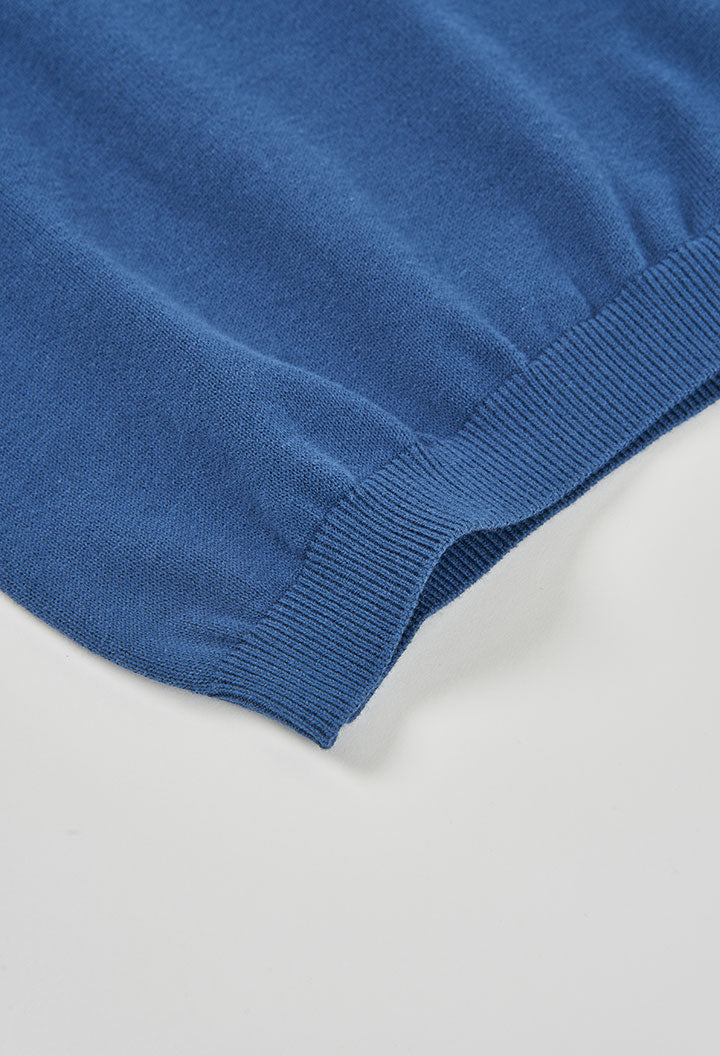 Boy Blue Knit Polo