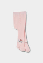 Baby Girl Light Pink Floral Tights