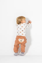 Baby Owl Print Top & Pants Set