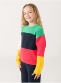 Toddler Girl Knitted Sweater Me Turn