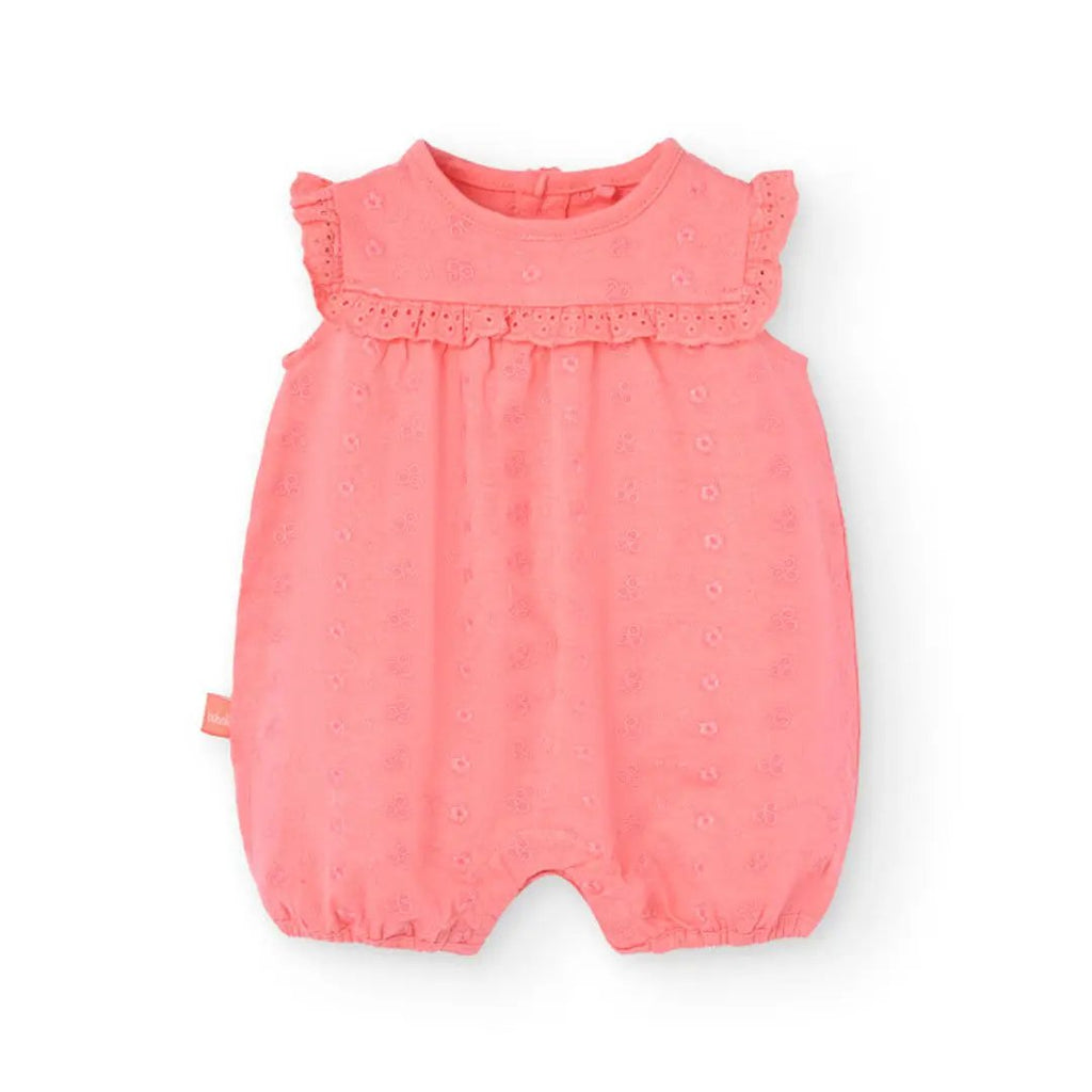 Pink poplin romper My Store