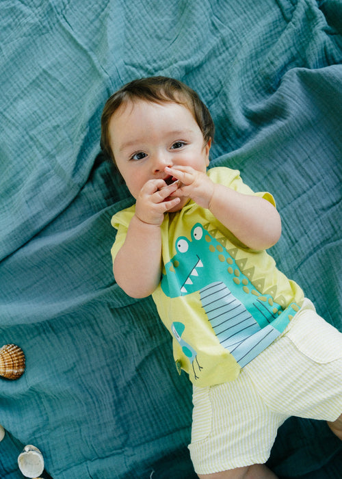 Knitted set in green My Store