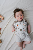 Knitted t-shirt set in brown My Store