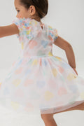 Toddler Tulle Dress with heart print My Store