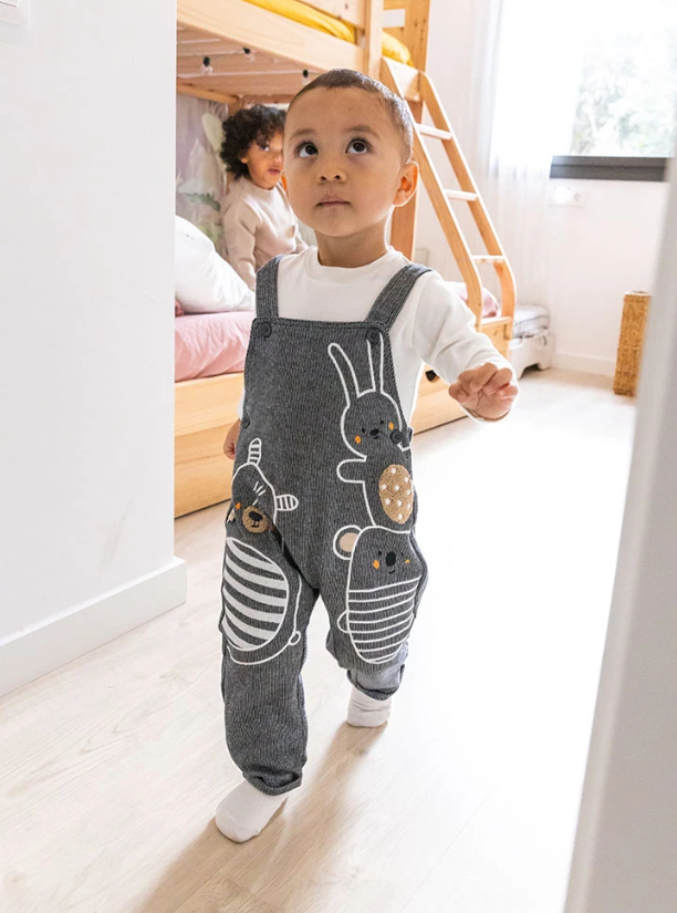 Baby Boy Grey Knited Set Me Turn