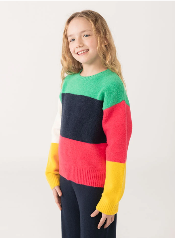 Toddler Girl Knitted Sweater Me Turn